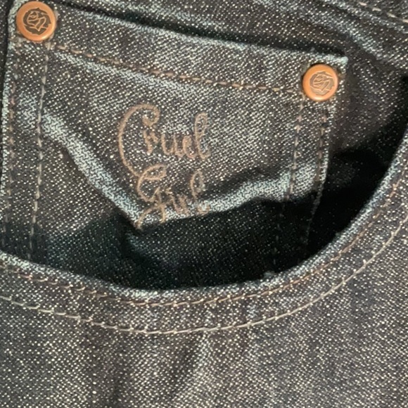 Cruel Girl Women's Straight Leg Jeans - Dark Gray - Picture 8 of 11